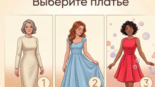 Выберите платье вашей мечты и узнайте, что ваша интуиция говорит о вашей личности