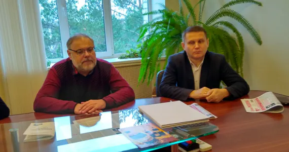 Михаил ХАЗИН встретился с главой Брянской «РОДИНЫ» Геннадием СЕЛЕБИНЫМ