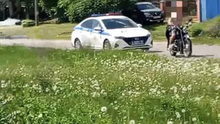 В Трубчевском районе задержали  27-летнего пьяного мотоциклиста 