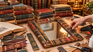 Скупаю на «Авито» книги времён СССР: корешки и обложки пускаю в дело — получается «Библиотечный винтаж» как из антикварного бутика