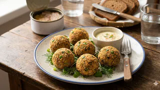 Смешиваю тунец из банки с сыром и яйцом — на ужин подаю рыбные рафаэлки: нежнее котлеток, сочнее фрикаделек