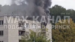 В Бежицком районе загорелось общежитие