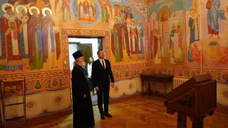 Врио губернатора Ковальчук провел рабочую встречу с Митрополитом Брянским и Севским Александром