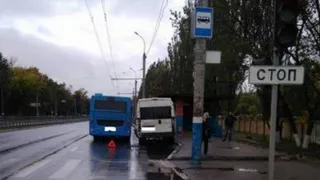 На проспекте Московском в Брянске столкнулись автобус и маршрутка