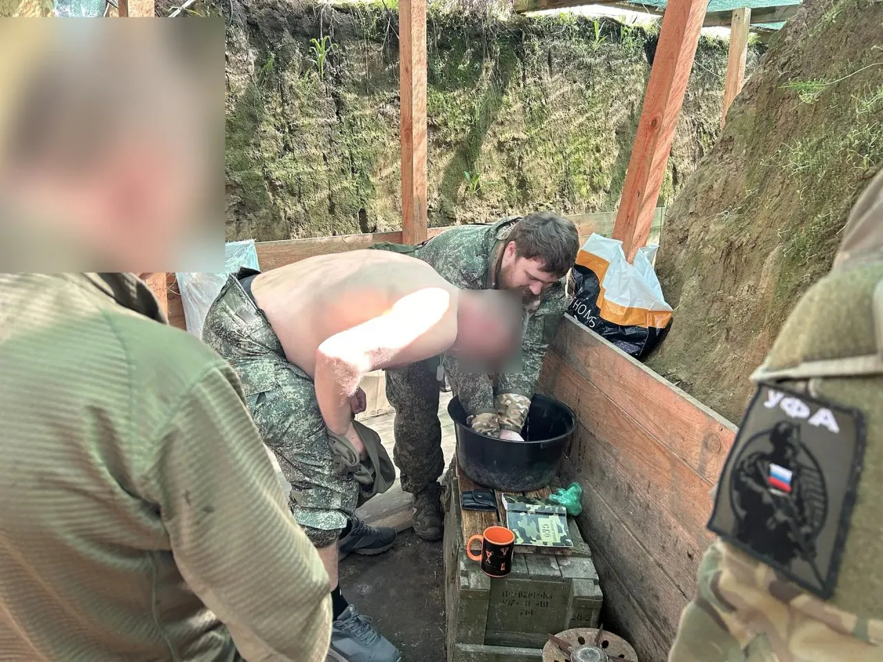 Брянский священник провел обряд крещения для штурмовиков группировки «Север»