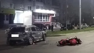 Стали известны подробности ДТП с байкером на проспекте Московском в Брянске