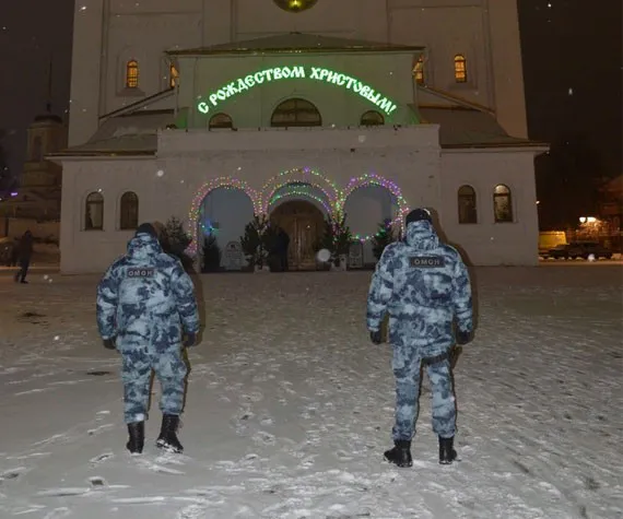 Более 180 брянских росгвардейцев будут следить за порядком в Рождество