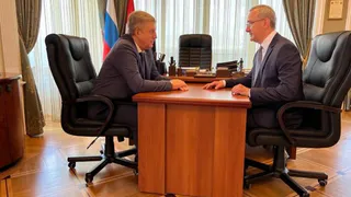 Александр Богомаз встретился  Губернатором Калужской области