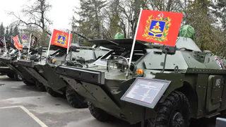 Добровольческий отряд "Барс -Брянск" получил автомобили и оборудование (видео)