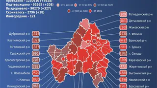 За сутки от COVID-19 умерли 18 брянцев