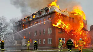 В Почепе полностью ликвидировали пожар