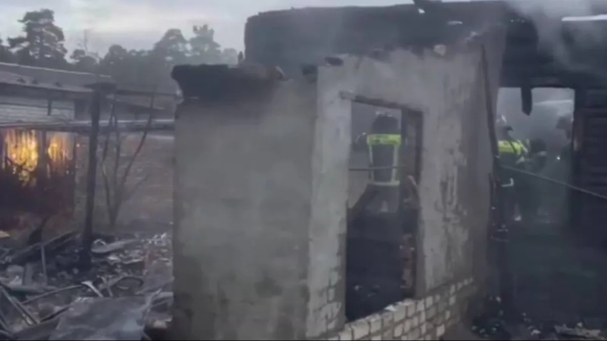 МЧС показало кадры с места гибели женщины и младенца в Брянской области
