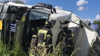В Клинцовском районе спасатели деблокировали пострадавшего после ДТП