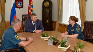 Брянский губернатор встретился с дочерью Министра обороны Шойгу