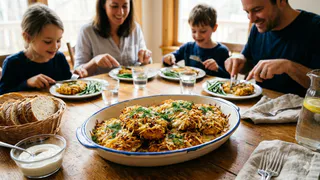 Отбивные, от которых невозможно оторваться: картофельная шубка с чесноком и сметаной — семья просит готовить каждые выходные