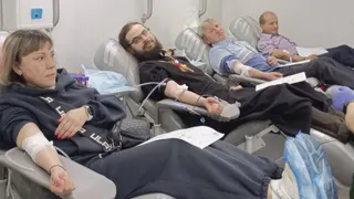 В Брянске у кафедрального собора прошел День православного донора